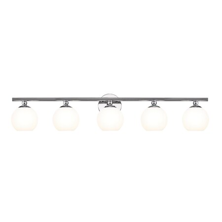 Z-Lite Neoma Vanity, 5-Light, 38.25 In.W x 6.75 In.L x 7.25 In.H, Chrome /Opal Etched 1100-5V-CH